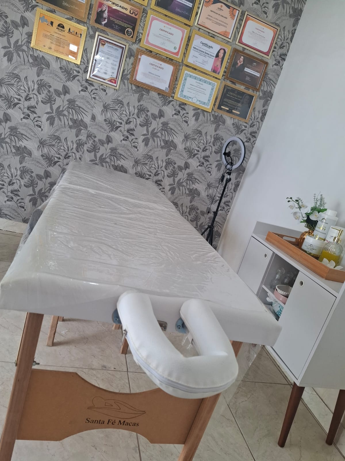 Sala de atendimento Glamour Bronze